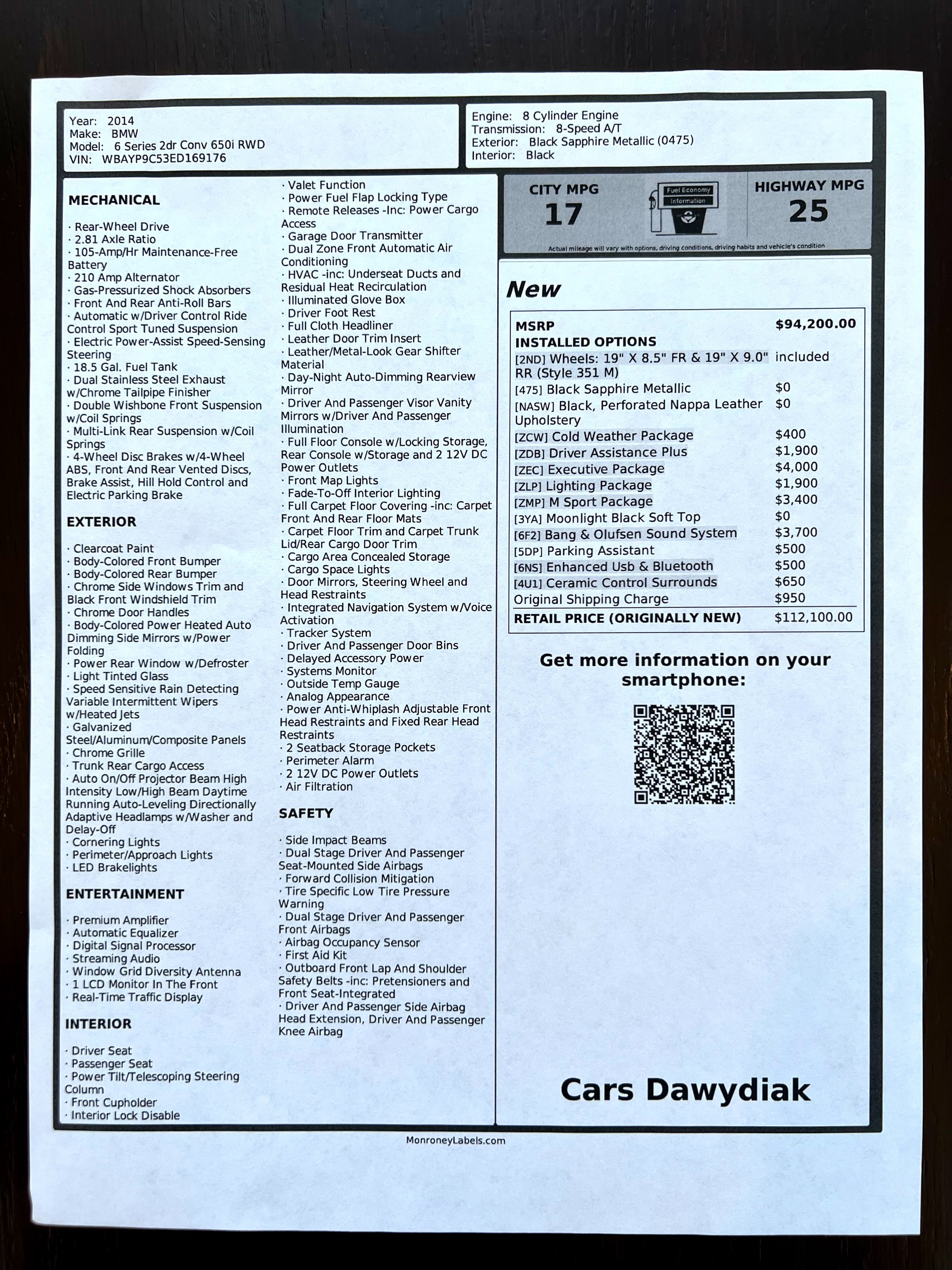 Used 2014 BMW 6 Series 650i | St. Petersburg, FL