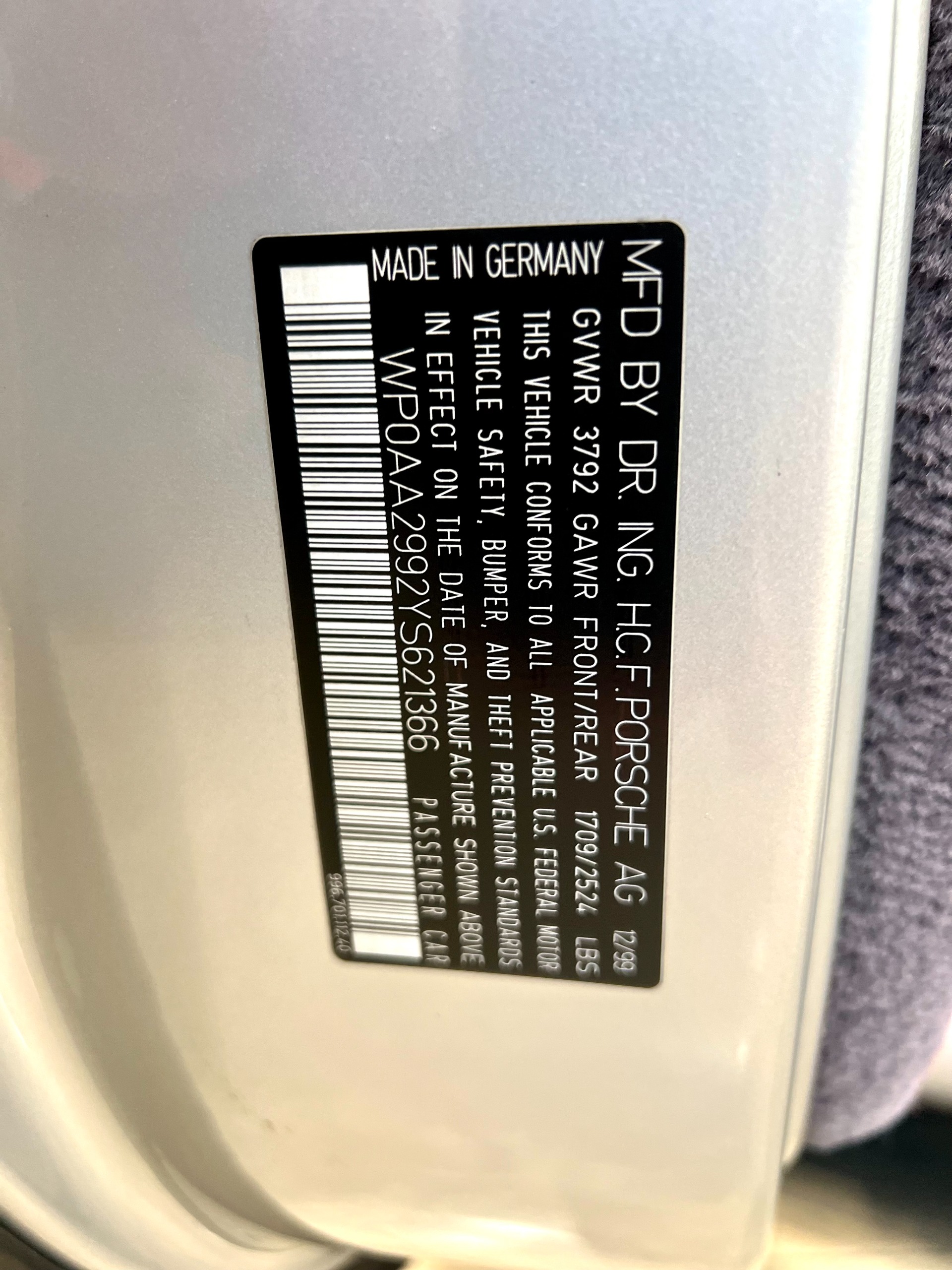 Used 2000 Porsche 911 Carrera | St. Petersburg, FL