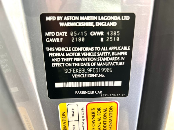 Used 2015 Aston Martin V8 Vantage GT Roadster | Corte Madera, CA