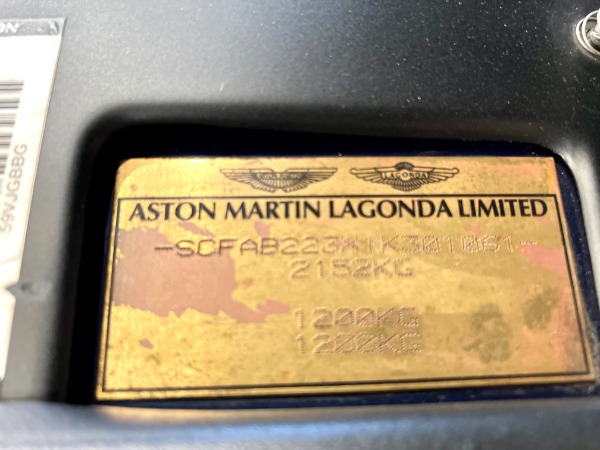 Used 2001 Aston Martin DB7  | Corte Madera, CA