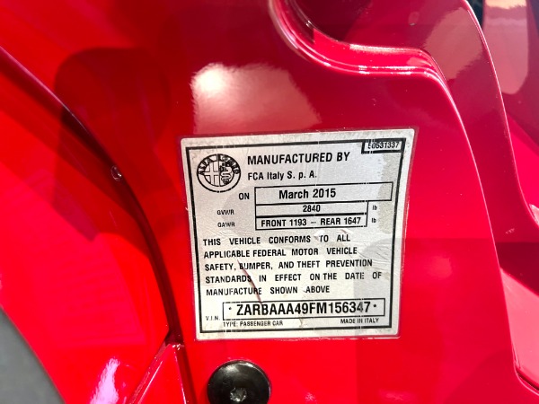 Used 2015 Alfa Romeo 4C  | Corte Madera, CA