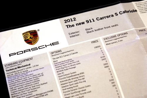 Used 2012 Porsche Carrera S Cabriolet | Corte Madera, CA